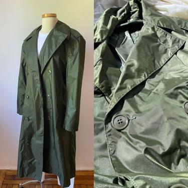 Military Trench Raincoat 