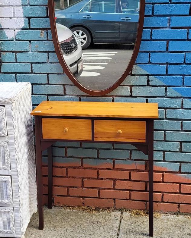 Two Drawer Sofa Table, 