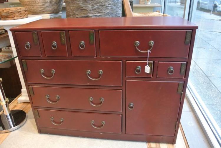 Red Asian Chest. $350