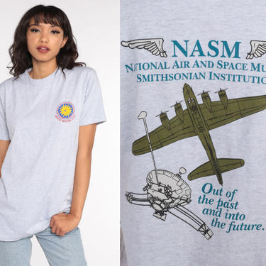 National Air and Space Museum Shirt 1996 Airplane Shirt Plane SMITHSONIAN Institution Shirt Washington DC Vintage Graphic Tshirt Small 