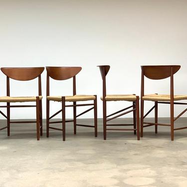 Hvidt + Molgaard Teak Model 316 Danish Dining Chairs 