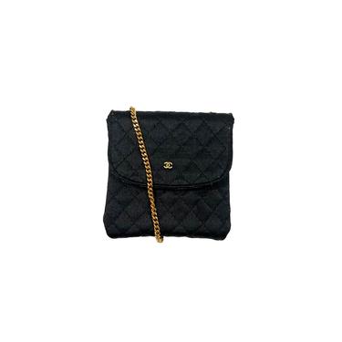 Chanel Black Quilted Micro Bag