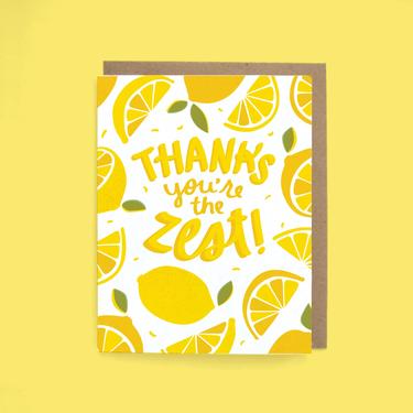 You're the Zest Lemon Card