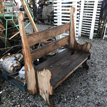 Cute wooden bench needs some work 48” long
