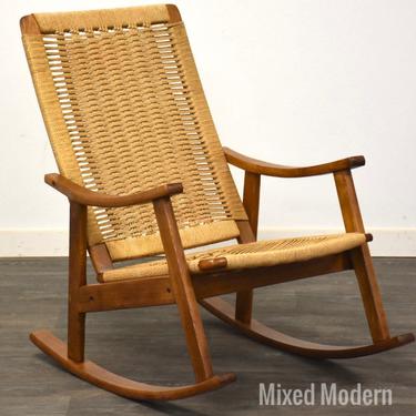 Danish Modern Style Rocking Chair 
