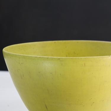 Rare Heath Studio Pottery Bowl Lemon Yellow Vase Ceramics Vintage Mid-Century Modern Edith Hand Thrown 50s 