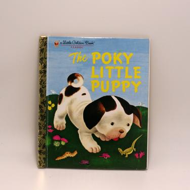 vintage Little Golden Book The Poky Little Puppy 
