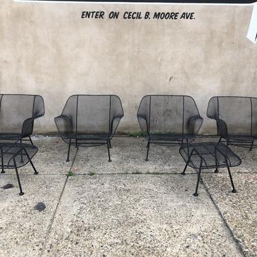 Russell woodard wire chair set
