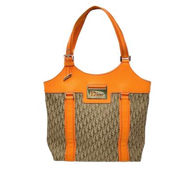 Dior Orange Logo Shoulder Bag