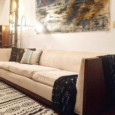 Walnut Cased MidCentury Sofa