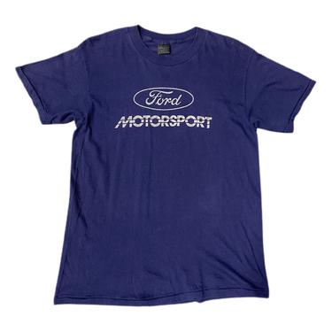 (XL) Ford Motorsport Navy Single Stitch Tshirt 082921 ERF