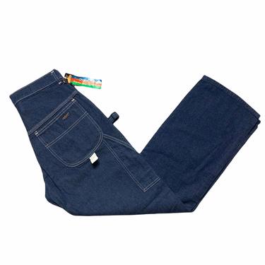 NEW w/ Tags ~ Vintage DEE CEE Carpenter Jeans ~ measure 27 x 29.5 ~ Straight Leg / Triple Stitch Work Pants ~ 27 Waist ~  Deadstock 