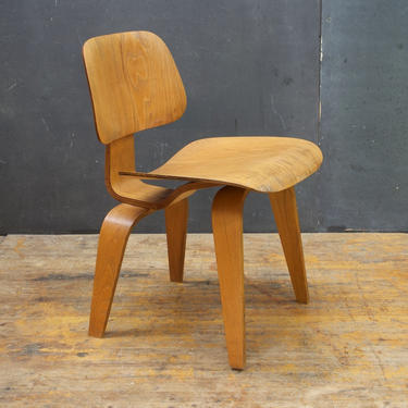 1948 Charles &amp; Ray Eames Evans Plywood Herman Miller DCW Chair Excellent Unmolested 