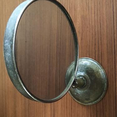 Antique Pivoting and Articulating Wall mirror circa 1940 swivel 2 sided 
