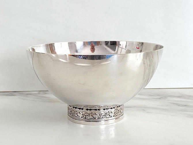 Vintage SEA VIEW HOTEL Bal Harbour Silverplate Small Bowl 
