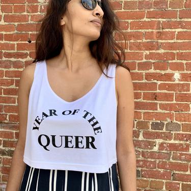 'Year of the Queer' Flowy Crop