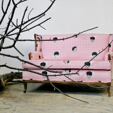 pink ladies settee by sharla hammond