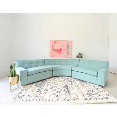 Vintage 3 Piece Mid Century 1950’s Sofa