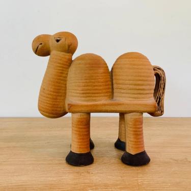 Vintage Camel Figure Designed by Lisa Larson for Gustavsberg Sweden 