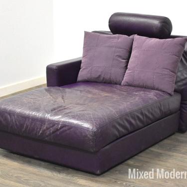 Roche Bobois Purple Chaise Lounge Sofa 