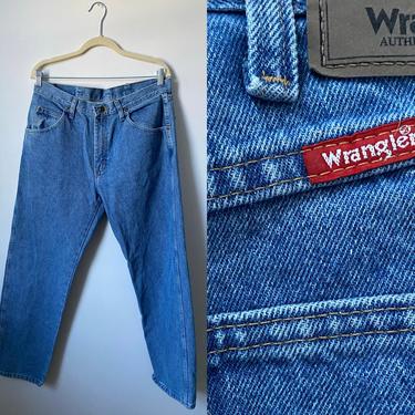 Vintage Light Wash Wrangler Jeans | 33 x 34 