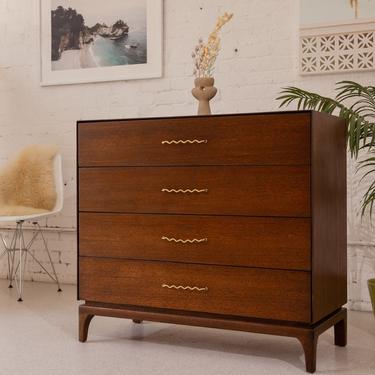 Brown Saltman Chest of Drawers
