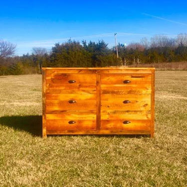 Ready to Ship!  Free Shipping! Old Bombay Reclaimed Pine 6 Drawer Dresser 