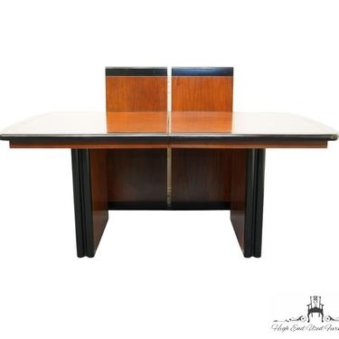 BERNHARDT FURNITURE Asian Inspired Black Lacquered 108&quot; Dining Table 265-232 by HighEndUsedFurniture