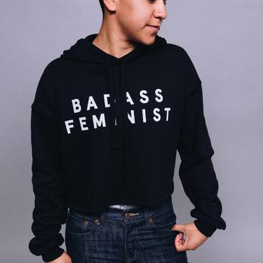 Badass Feminist Cropped Sweatshirt
