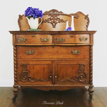 Gorgeous Antique Sideboard Buffet