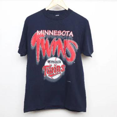 vintage MINNESOTA TWINS 90s kirby puckett era VINTAGE baseball t-shirt -- size medium 