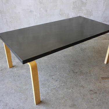 Alvar Aalto Lacquered no. 83 Dining Table 