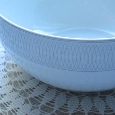 Modern White Salad Bowl Christopher Stuart Athena China Bowl White Serving Bowl white ceramic bowl Swedish Modern Bowl 