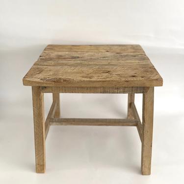 Rustic Wood Table Side Table Coffee Table by ShoppingWithShelley