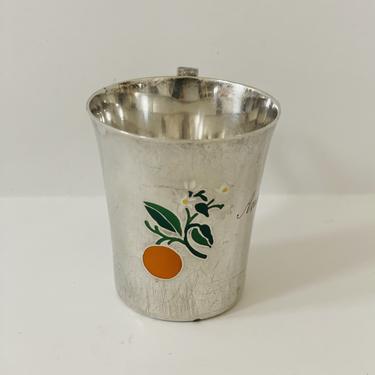 Tiffany &amp; Co Sterling Baby Cup with Enamel Inlay
