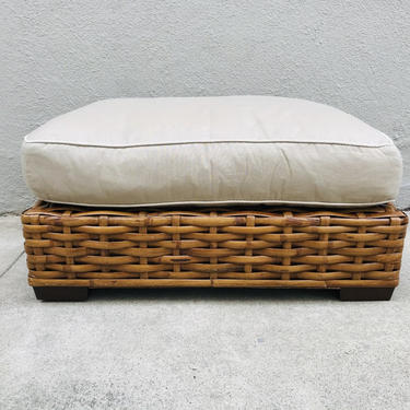 CONTEMPORARY Outdoor Woven Ottoman/Coffee Table #LosAngeles 