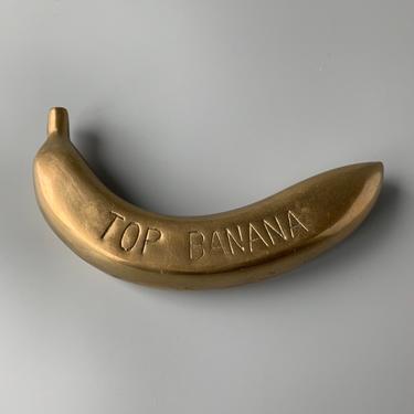 Top Banana Brass Paperweight 
