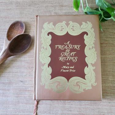 Vintage Cookbook - Mary and Vincent Price - A Treasury of Great Recipes - Gourmet Cookbook - Vintage Cookbook - Restaurant Menus 