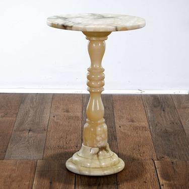 Hollywood Regency Marble Plant Stand