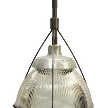 Reclaimed Factory Industrial Holophane 18.5 in. Pendant Light