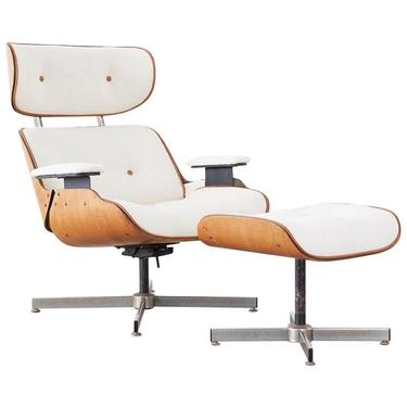 Eames Styles Lounge Chair and Ottoman by Plycraft by ErinLaneEstate