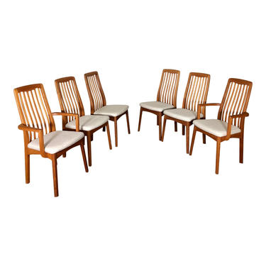 Set of 6 Mid Century Dining Chairs by Benny Linden 