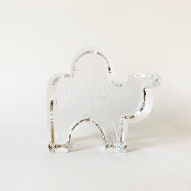 Vintage Bertil Vallien for Kosta Boda Glass Camel 