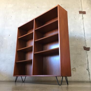 Danish Modern Teak Wood Bookcase by Poul Hundevad