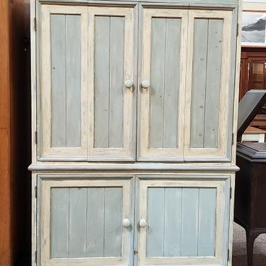 Item #RJ1 Painted Armoire Cabinet