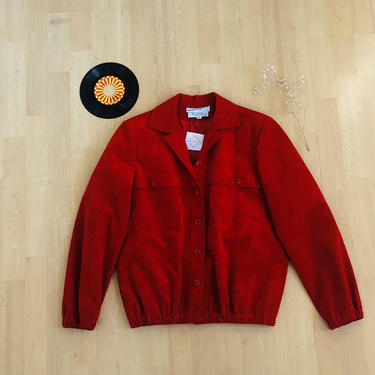 Vintage Suede Red Jacket 