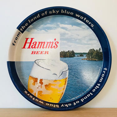 Vintage Hamm's Beer Tray from Theo. Hamm Brewing Co., St. Paul, Minnesota 