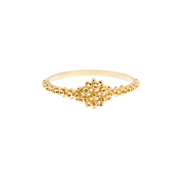 Dainty Gold Flower Ring