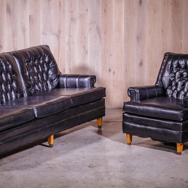 Tufted Leather Armchair