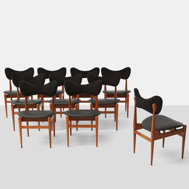 Inge & Luciano Rubino, Set of 10 Dining Chairs